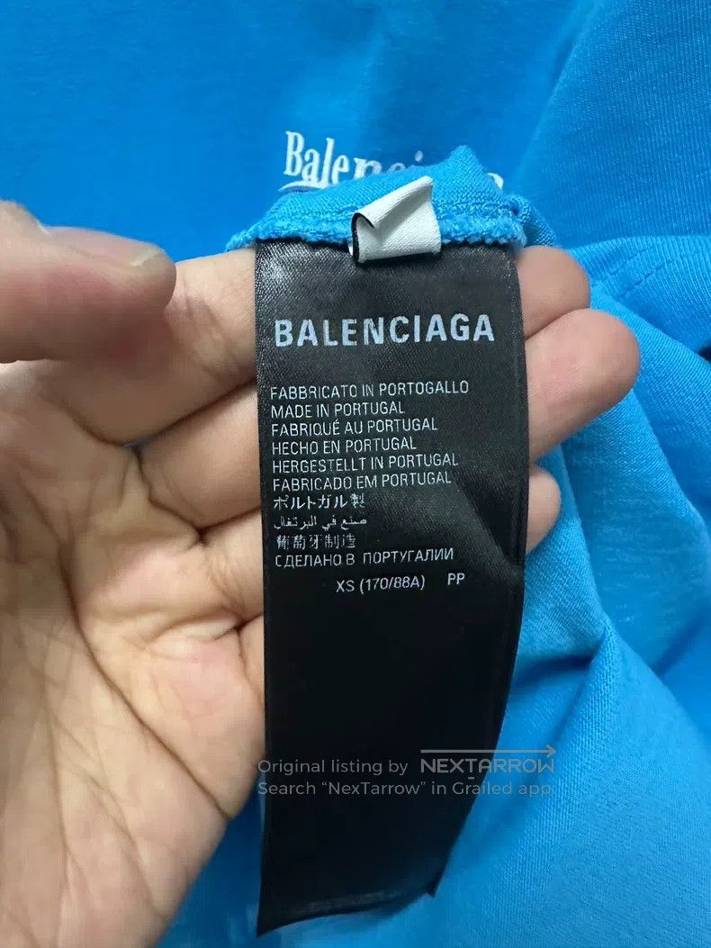 Balenciaga Balenciaga Sky Blue Coca-Cola Short Sleeve, XS size Size US XS / EU 42 / 0 - 5 Thumbnail
