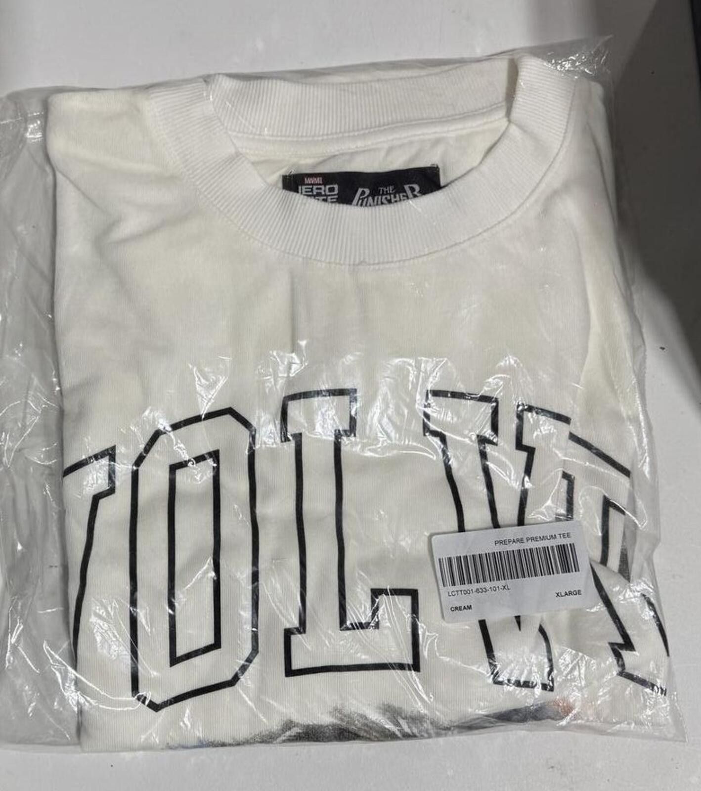 Darc Sport Darc Sport The Punisher Wolves Graphic T-Shirt White XL Size US XL / EU 56 / 4 - 3 Thumbnail