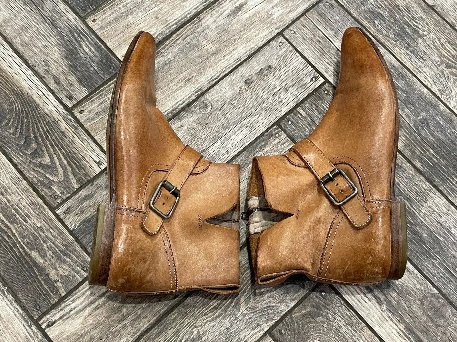 MoMA MOMA WOMENS ANKLE BOOTS SHOES LEATHER BROWN Size 40 Size US 10 / IT 40 - 2 Thumbnail
