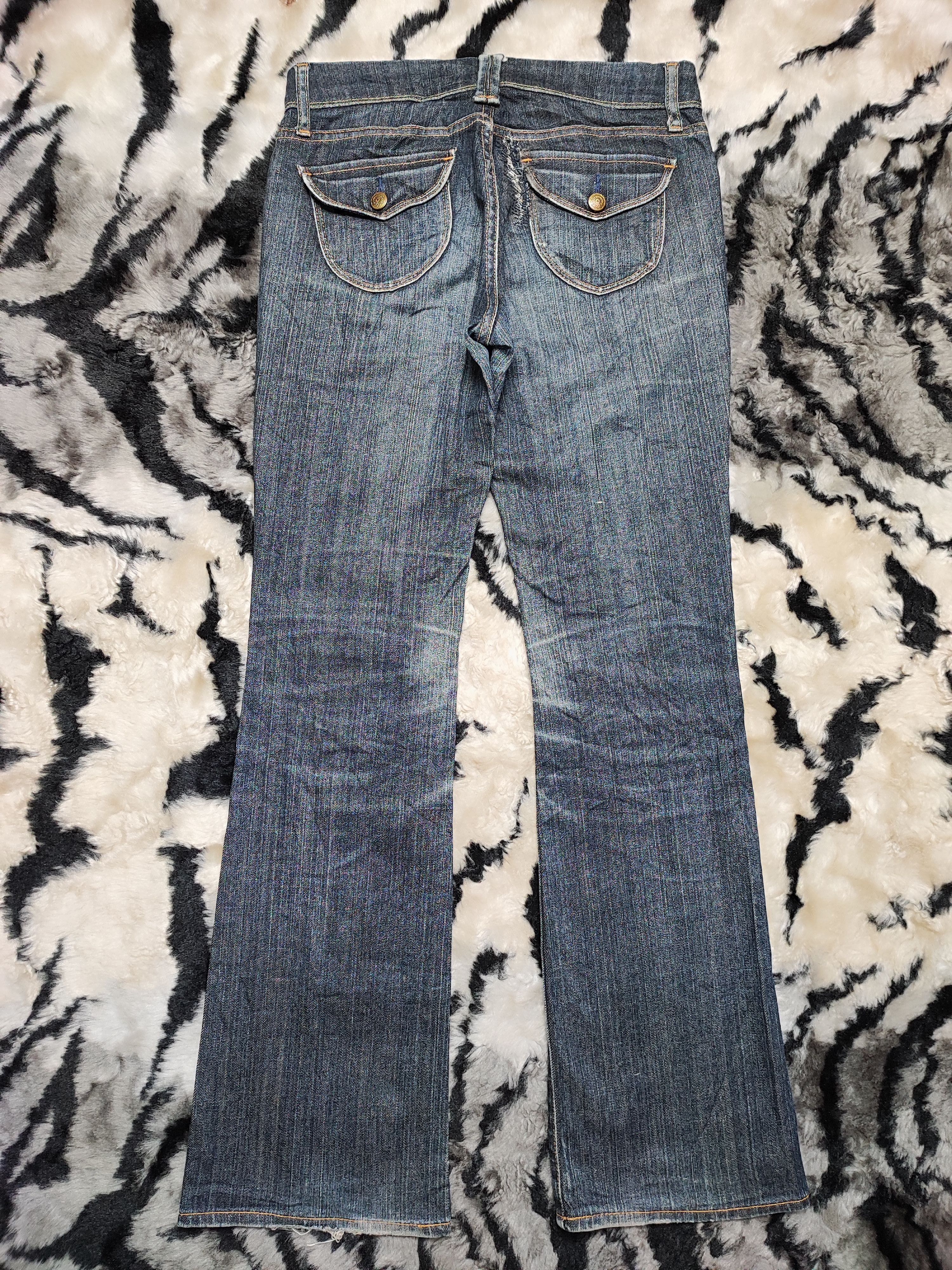 Edwin × Kapital × Uniqlo Bootcut Uniqlo Vintage Japan Distressed Jeans W 30 Size 30" / US 8 / IT 44 - 12 Thumbnail