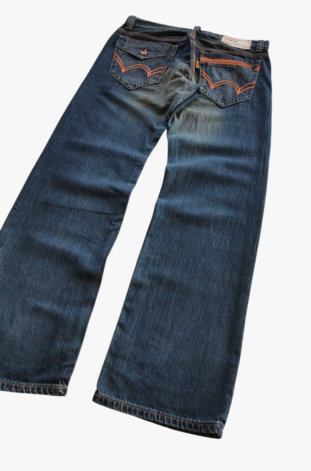 Edwin Vintage Edwin 403 XVS Earthy Mud Wash Loose Denim Jean Size US 36 / EU 52 - 5 Thumbnail