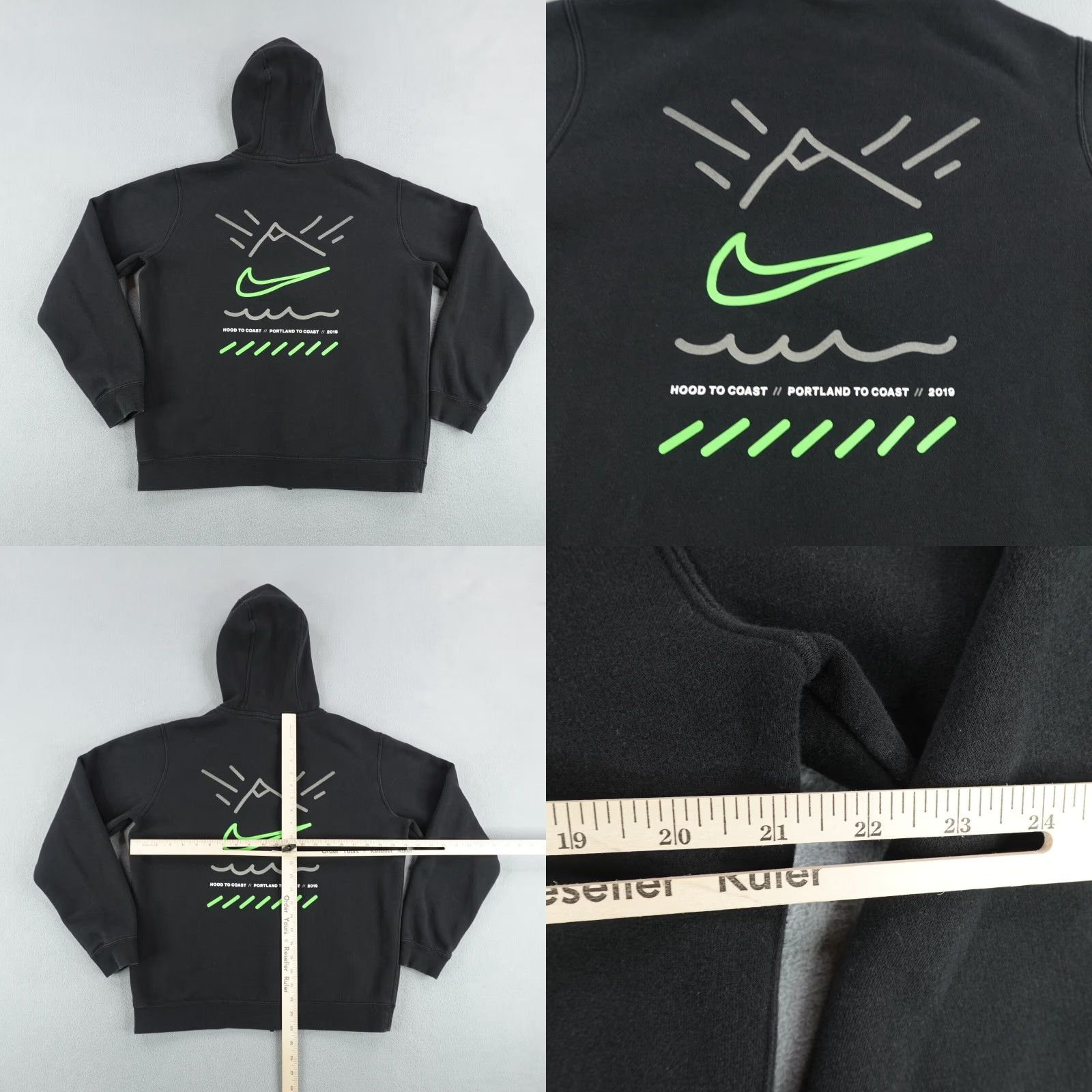 Nike Nike Hoodie Mens Medium Black Portland Hood To Coast Sweatshirt HTC PTC Zip Up Size US M / EU 48-50 / 2 - 8 Thumbnail