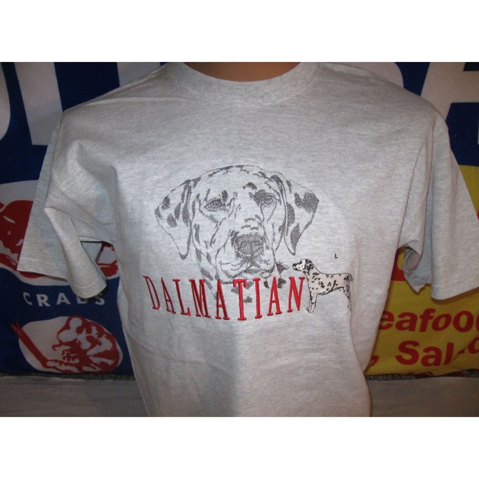Vintage GR8 Dogs GR8 Dogs Shirt NEW Adult Large DALMATIAN Dog Lovers Sewn Cool CUTE PETS Men's Size US L / EU 52-54 / 3 - 2 Thumbnail