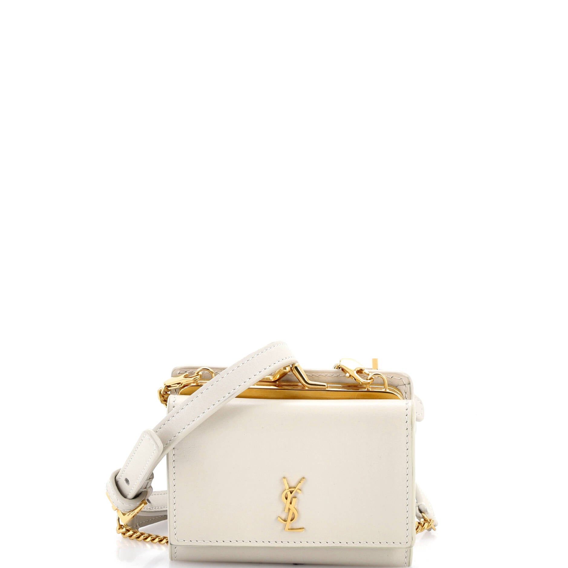 Saint Laurent Paris Rider Chain Belt Bag Size ONE SIZE - 1 Thumbnail