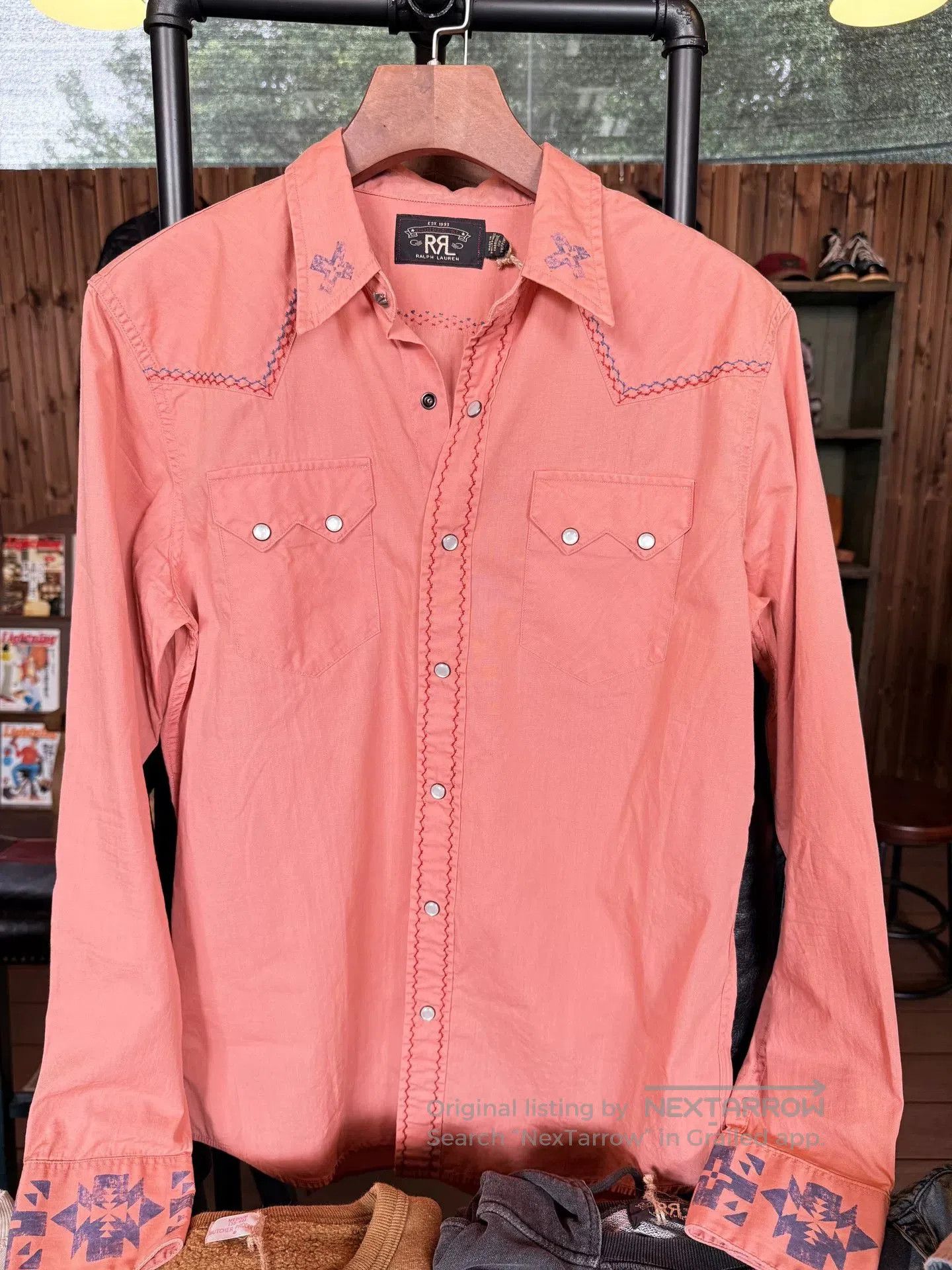 RRL Ralph Lauren RRL Double RL Western Shirt. Size US M / EU 48-50 / 2 - 1 Thumbnail