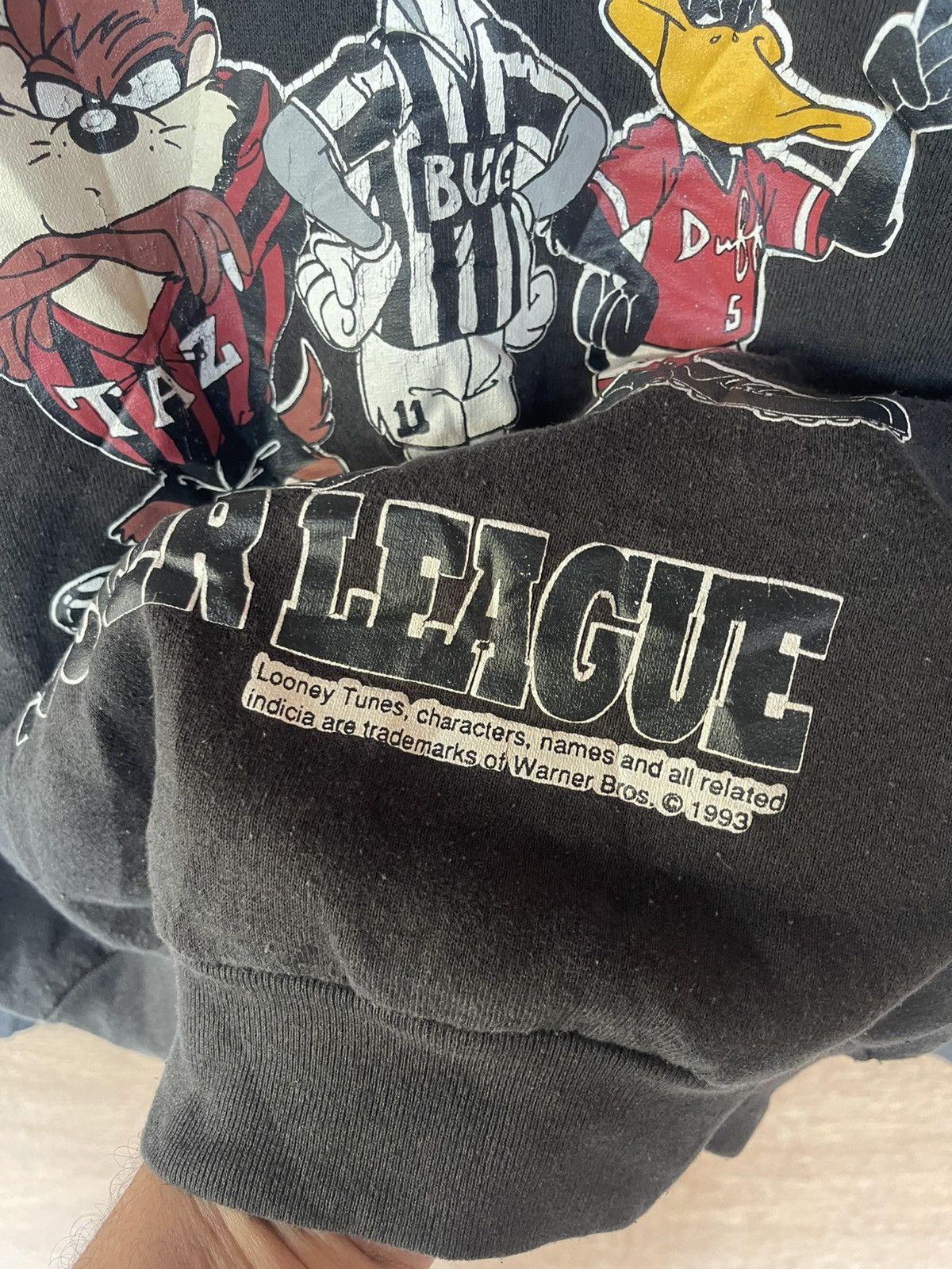 Warner Bros Vintage 90's Looney Tunes Warner Bros Soccer League Design Size US M / EU 48-50 / 2 - 7 Thumbnail