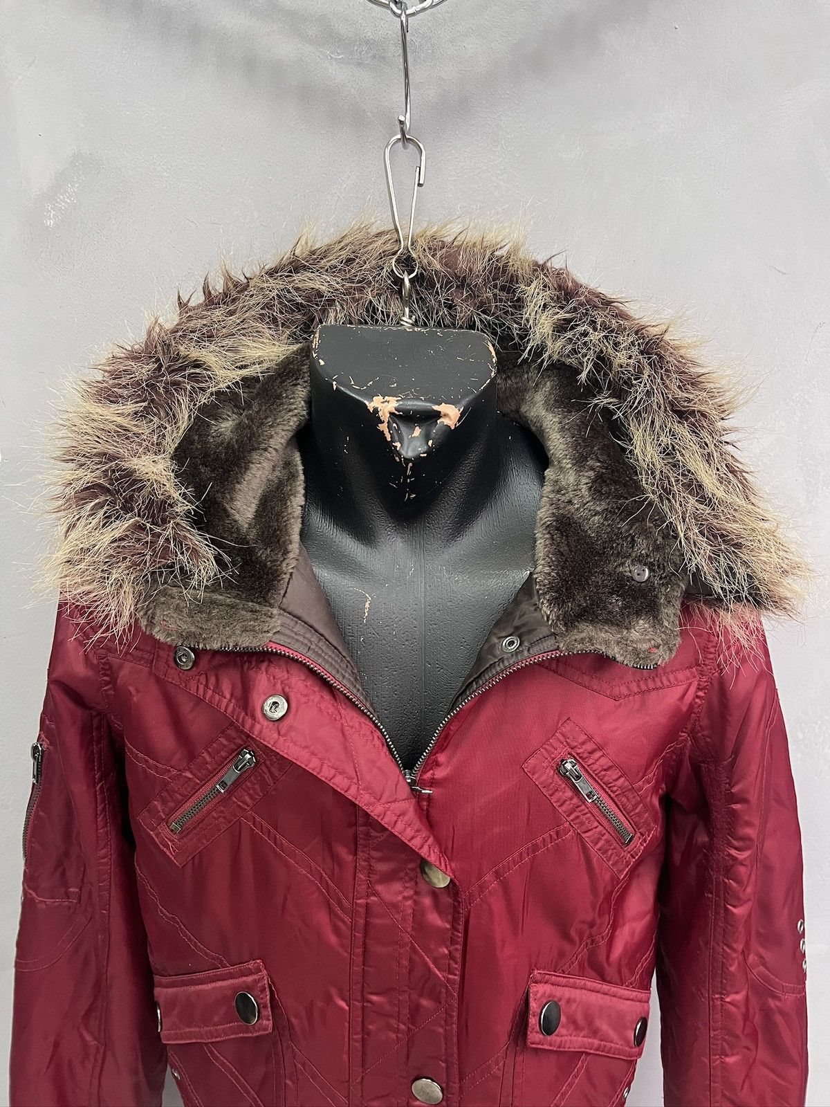 If Six Was Nine Rare cropped bomber jacket if six was nine style fur hood Size US M / EU 48-50 / 2 - 6 Thumbnail