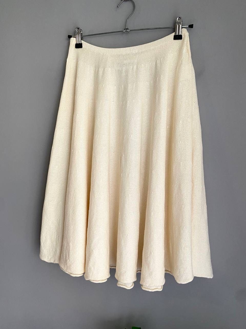 St. John ST. John Women's Wool/Rayon Skirt Maden in USA, Size US 8 Size 30" / US 8 / IT 44 - 2 Thumbnail