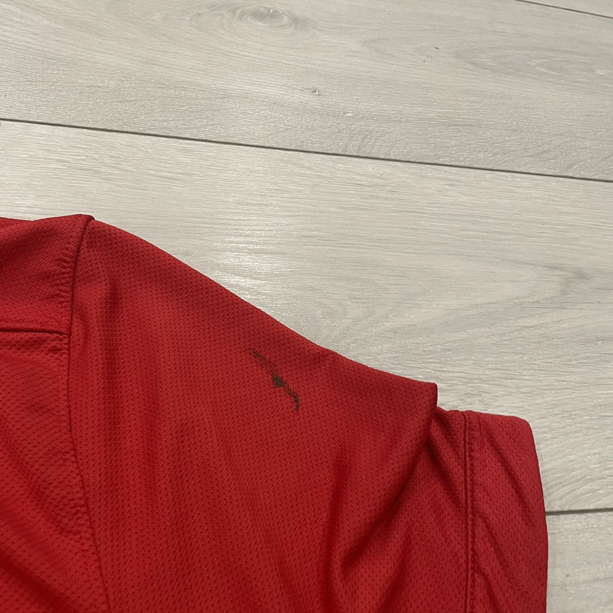 Nike Nike AON MANCHESTER UNITED shirt jersey tee RED MATCH WORN Size US L / EU 52-54 / 3 - 9 Thumbnail