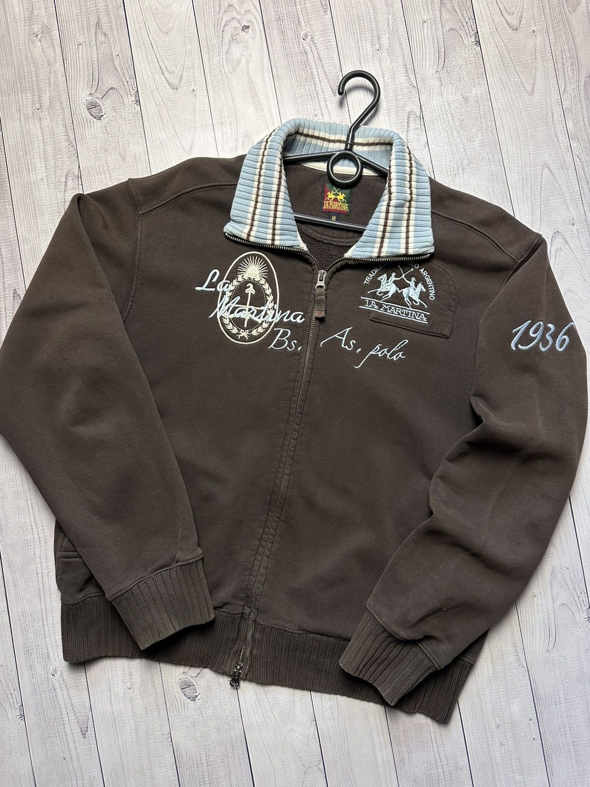La Martina Vintage L A Martina Argentina sweater zip size M logo rare Size US M / EU 48-50 / 2 - 2 Thumbnail