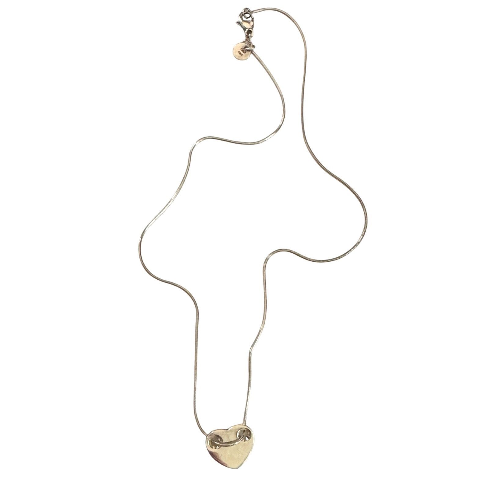 Tiffany & Co. Tiffany and Co Threaded Heart Necklace Size ONE SIZE - 10 Thumbnail