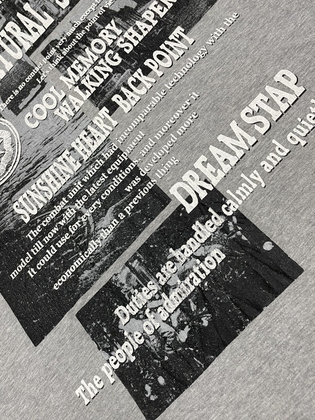 Japanese Brand City Natural Photo City Life Sunshine Poem Layered Tee Size US L / EU 52-54 / 3 - 8 Thumbnail