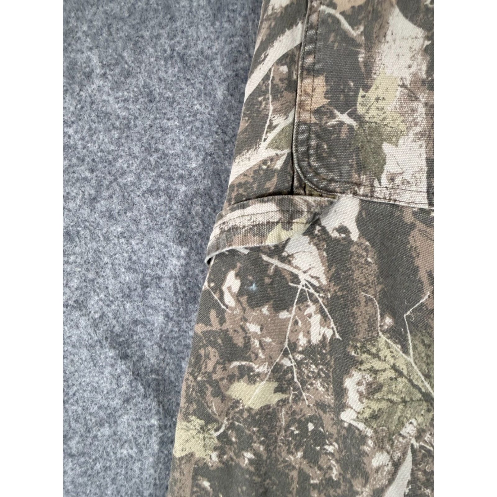 Abercrombie & Fitch Abercrombie & Fitch Pants Mens 31x32 Green Camouflage Stretch Baggy Carpenter Size US 31 - 5 Thumbnail