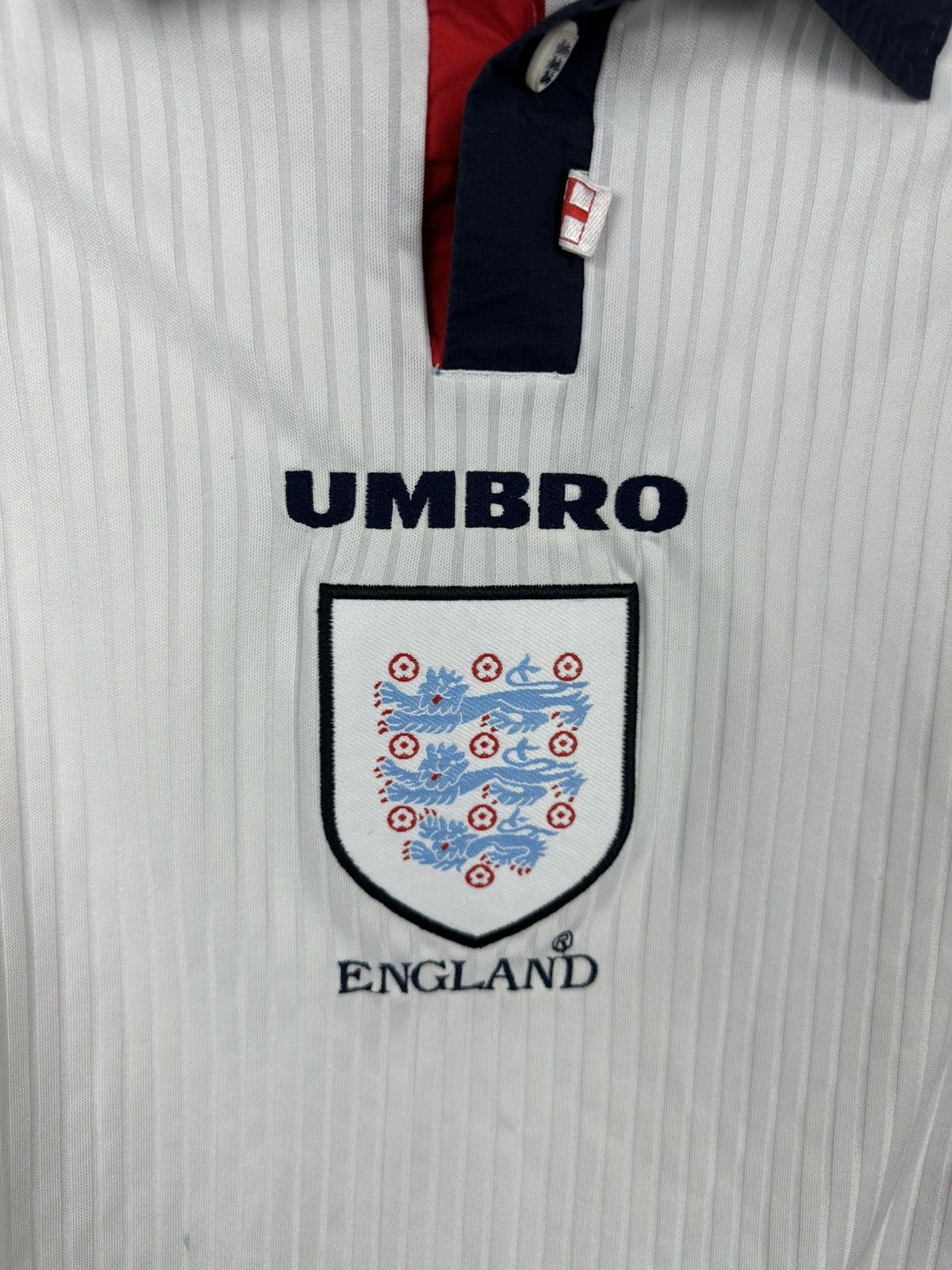 Umbro Umbro England 1998/1999 World Cup Football Jersey Shirt Size Size US M / EU 48-50 / 2 - 3 Thumbnail