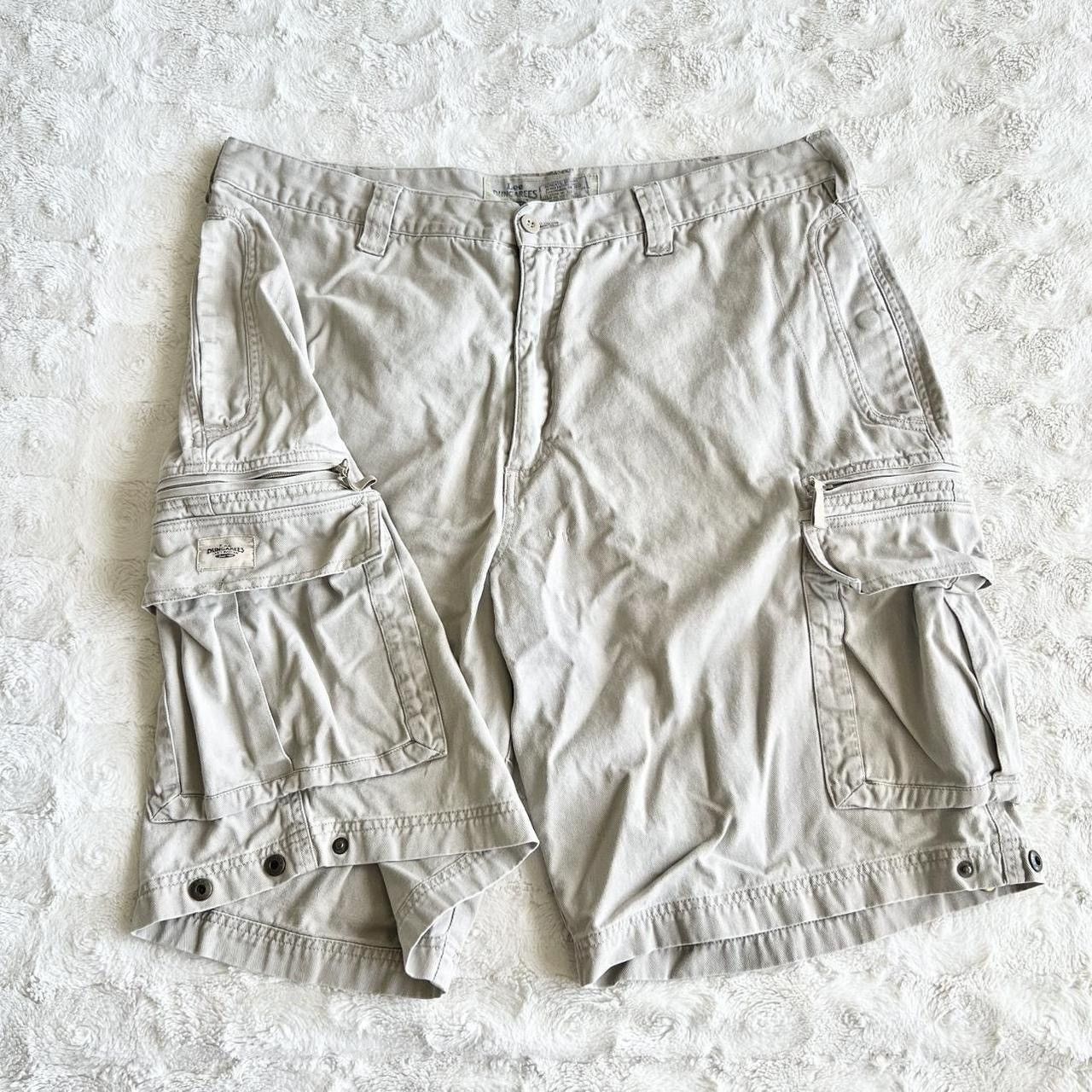 Lee Vintage Lee Dungarees Shorts Mens 38 Beige Cargo Baggy Skate Size US 38 / EU 54 - 1 Thumbnail
