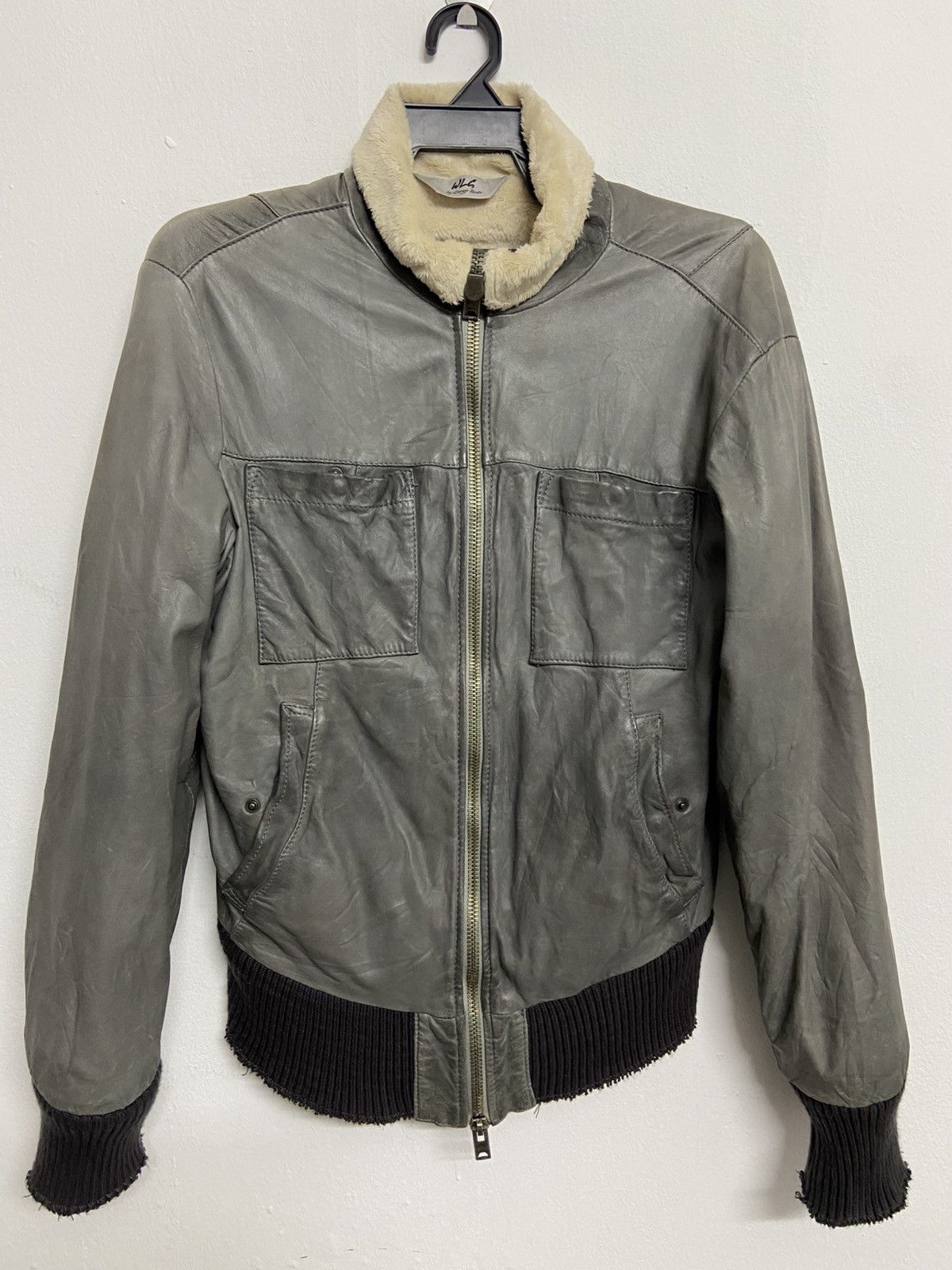 Giorgio Brato Giorgio Brato Leather Bomber Jacket Size 46 Size US S / EU 44-46 / 1 - 1 Thumbnail