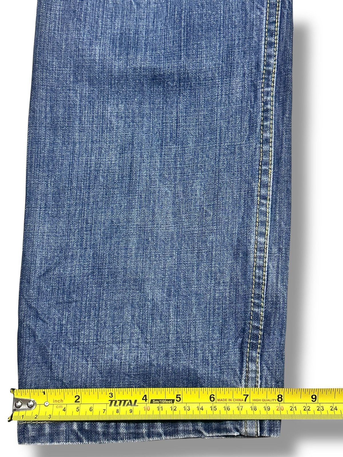 Other ill's Vintage Jeans Embroidered Baggy Loose Style Faded Wash Size US 31 - 17 Thumbnail