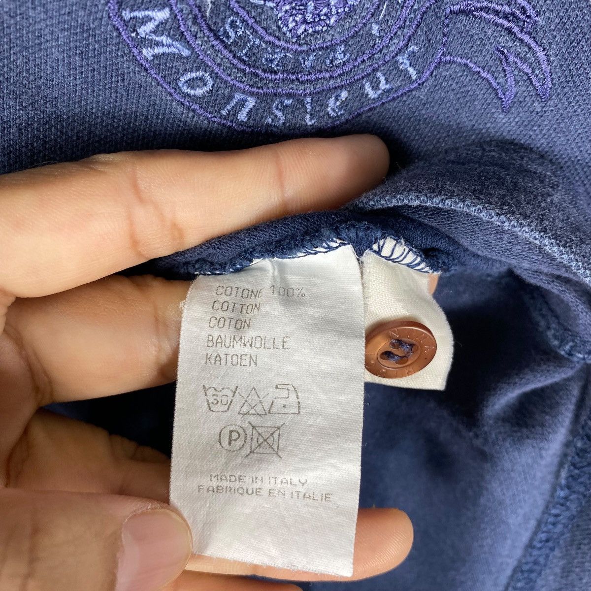 Other Vintage NINA RICCI Monsieur Paris Embroidery Logo Faded Polo Size US M / EU 48-50 / 2 - 6 Thumbnail