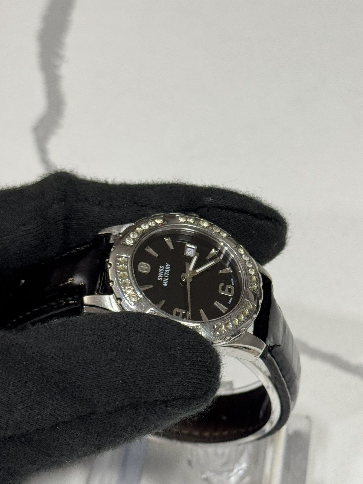 Swissgear Swiss Military Rhinestone Watch w/ Patent Leather Strap Size ONE SIZE - 5 Thumbnail