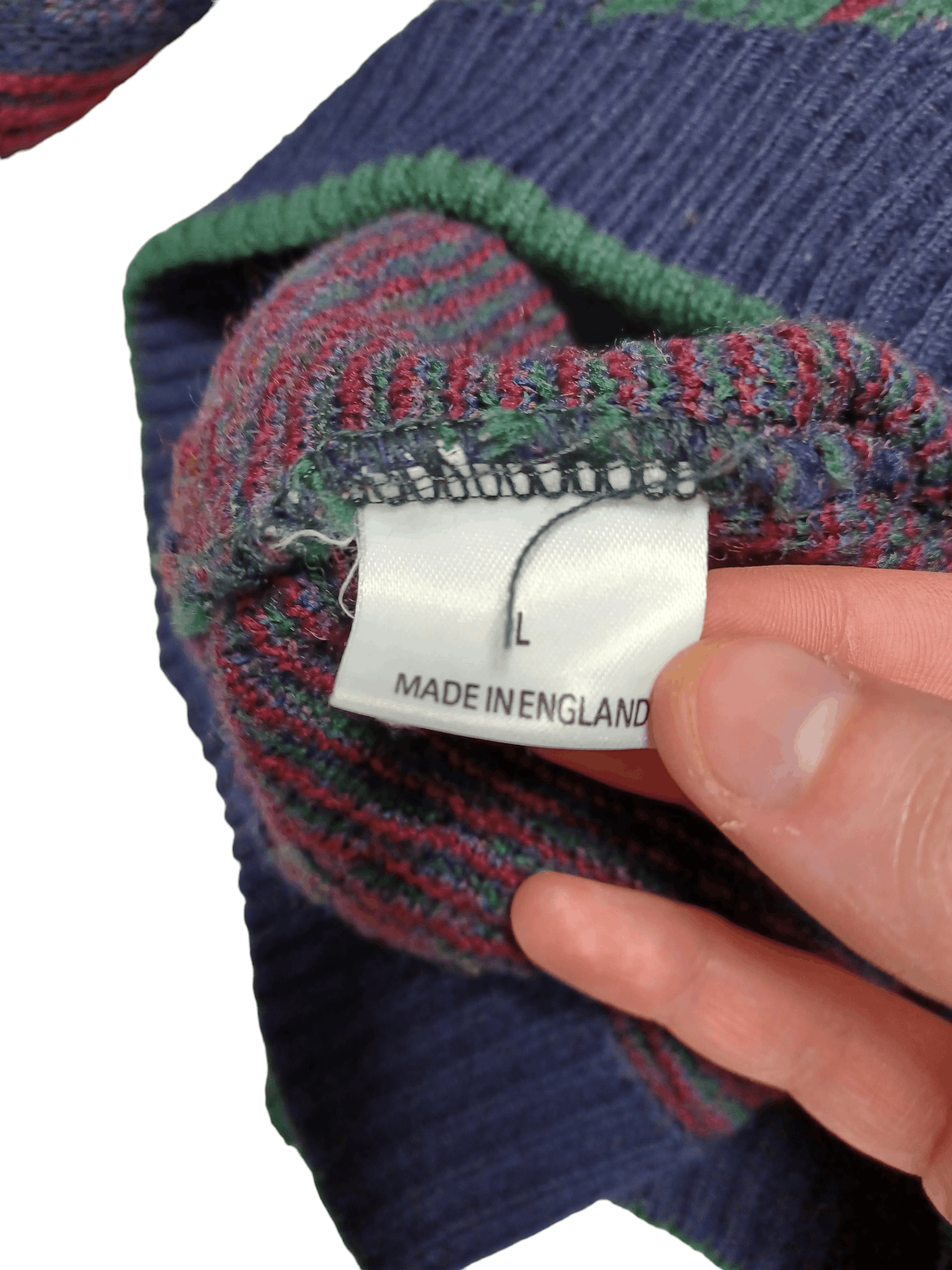 Gabicci FANTASTIC GABICCI MADE IN ENGLAND V-NECK SWEATER OLDMONEY Size US M / EU 48-50 / 2 - 4 Thumbnail