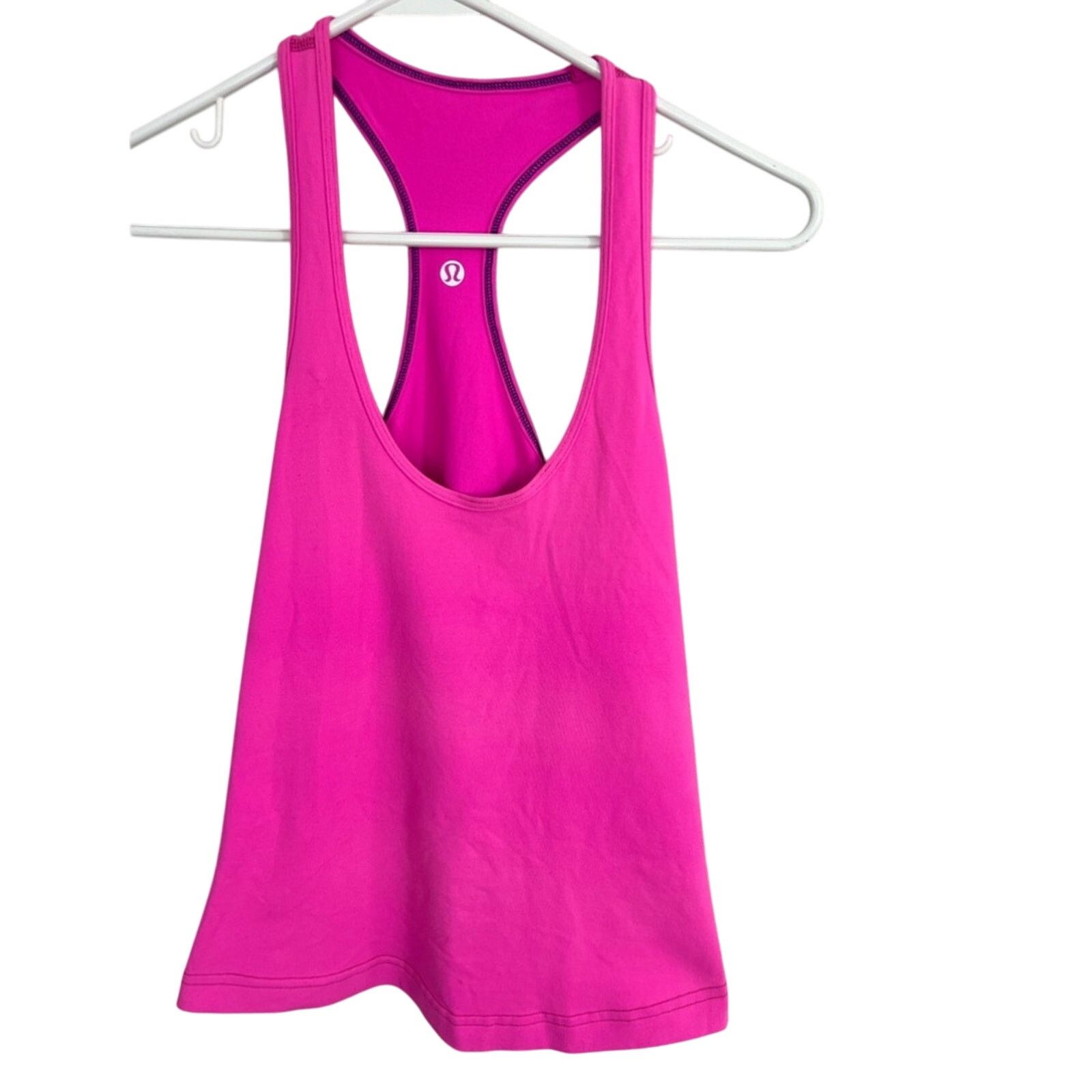 Lululemon Lululemon Cool Racerback Tank Top Pink Size 4 ? Size XS / US 0-2 / IT 36-38 - 1 Thumbnail