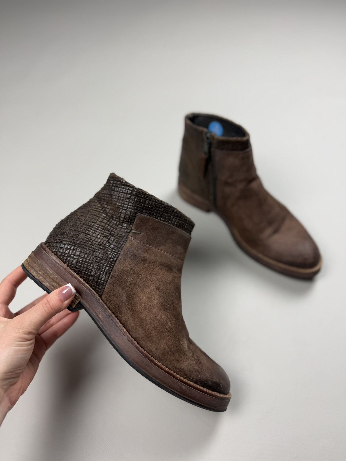 Other Mjus Ladies Avant-garde Ankle Zip Boots Shoes Size 39 / US 9 Size US 9 / IT 39 - 6 Thumbnail