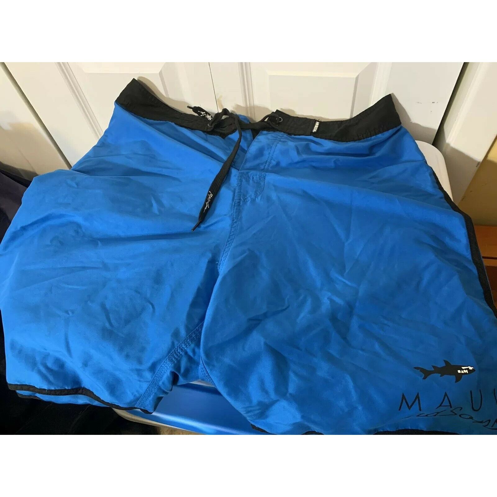 Maui and Sons Retro 80s 90s Maui And Sons Spell Out Board Shorts Men’s Siz Size US 38 / EU 54 - 3 Thumbnail