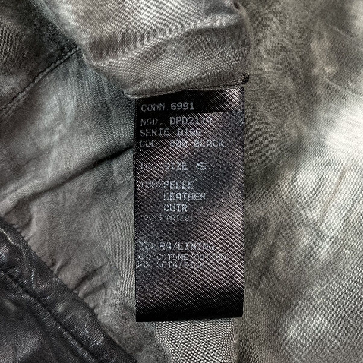 Drome DROMe Italy Printed Leather Biker Jacket Like Rick Owens Size S / US 4 / IT 40 - 14 Thumbnail