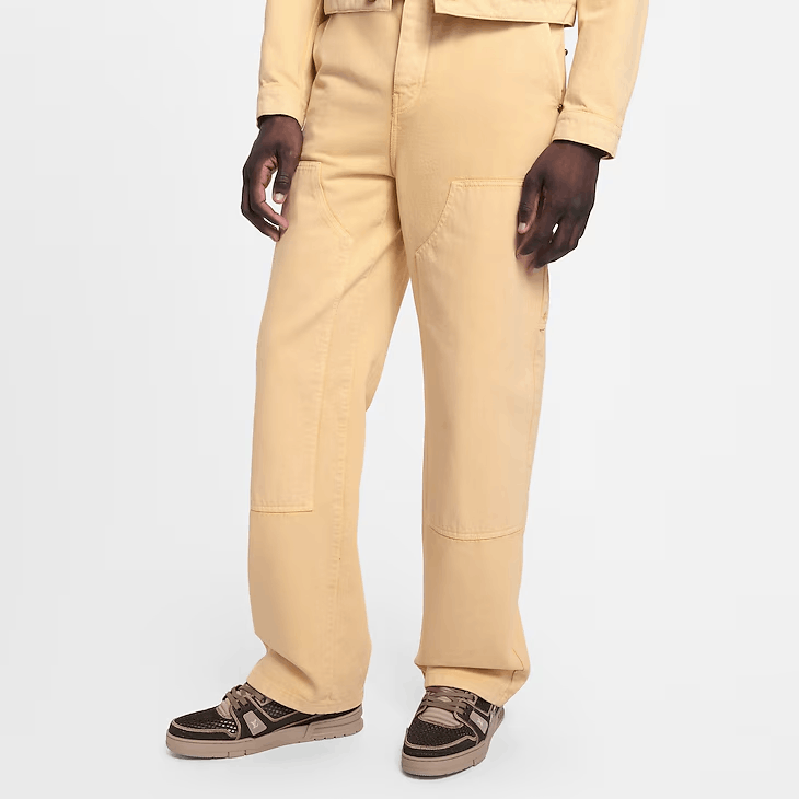 Louis Vuitton Garment-Dyed Denim Carpenter Trousers Size US 34 / EU 50 - 2 Thumbnail