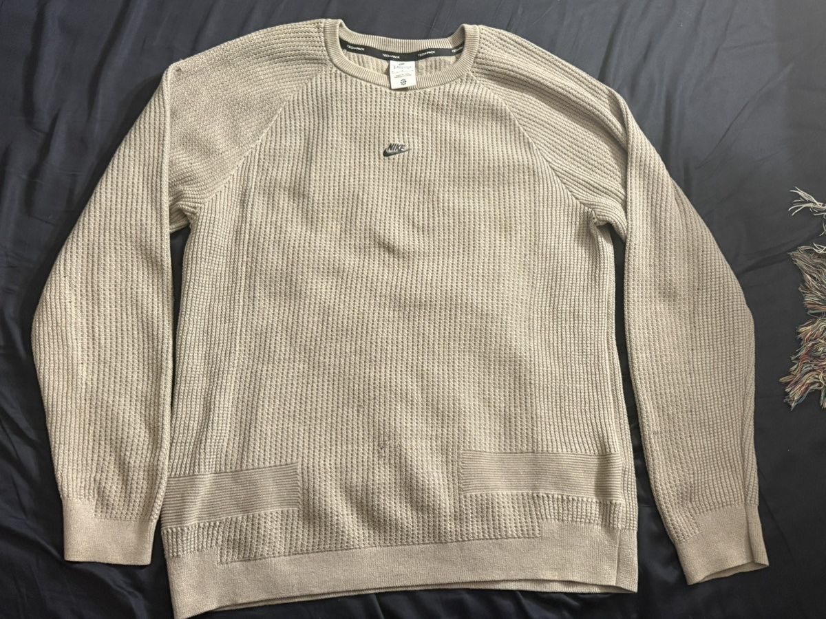 Nike [RARE] Nike Sportswear Tech Pack Knit LS Top in Size US M / EU 48-50 / 2 - 1 Thumbnail