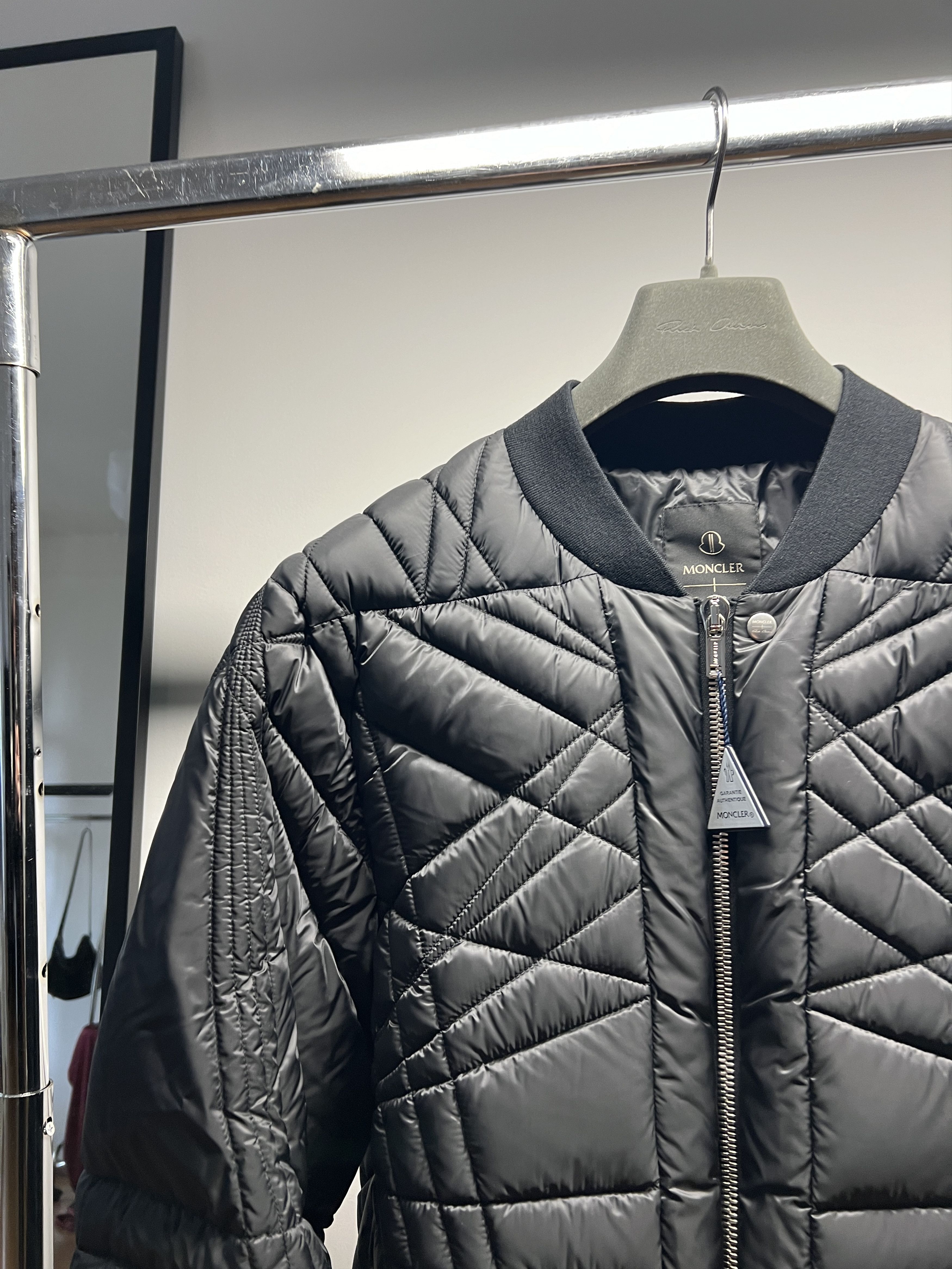 Moncler × Rick Owens RICK OWENS MEGAPENTA FLIGHT JACKET Size US L / EU 52-54 / 3 - 4 Thumbnail