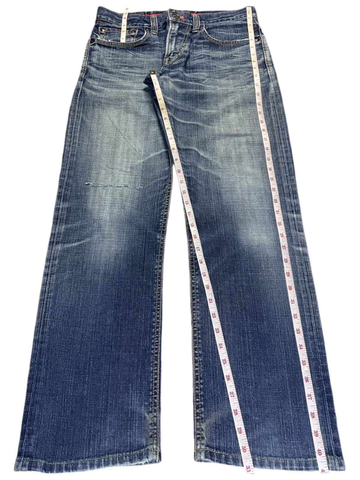 Edwin × Japanese Brand Vintage Japanese Edwin 503 Faded Wash Loose Jeans Size US 32 / EU 48 - 13 Thumbnail