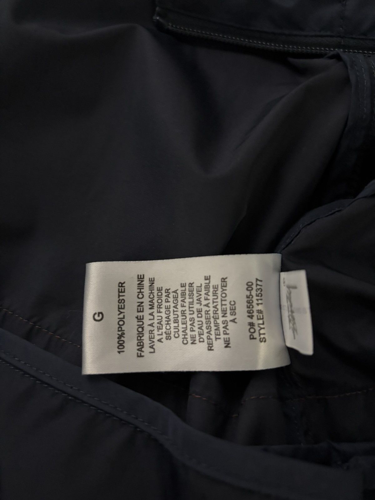 Stussy Stussy Navy WindBreaker LARGE Size US L / EU 52-54 / 3 - 10 Thumbnail