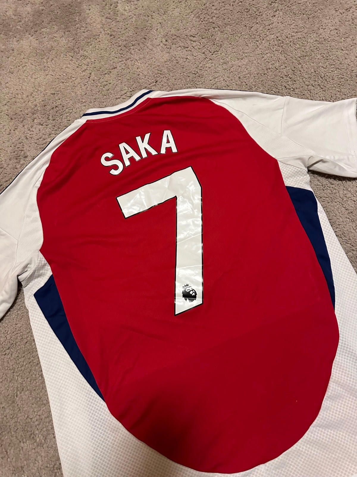 Adidas SAKA #7 Arsenal 2024/25 Home Football Shirt Soccer Jersey Size US L / EU 52-54 / 3 - 9 Thumbnail