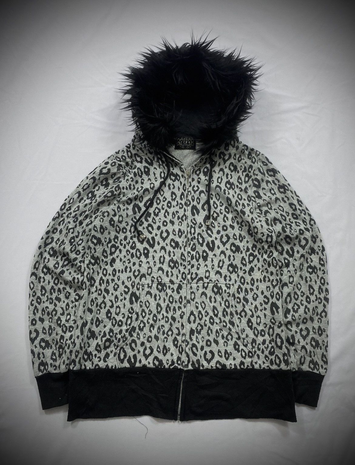 Japanese Brand Japanese FJER Leopard Fur Zip Hoodie Lgb Ifsix Style Size US M / EU 48-50 / 2 - 1 Thumbnail