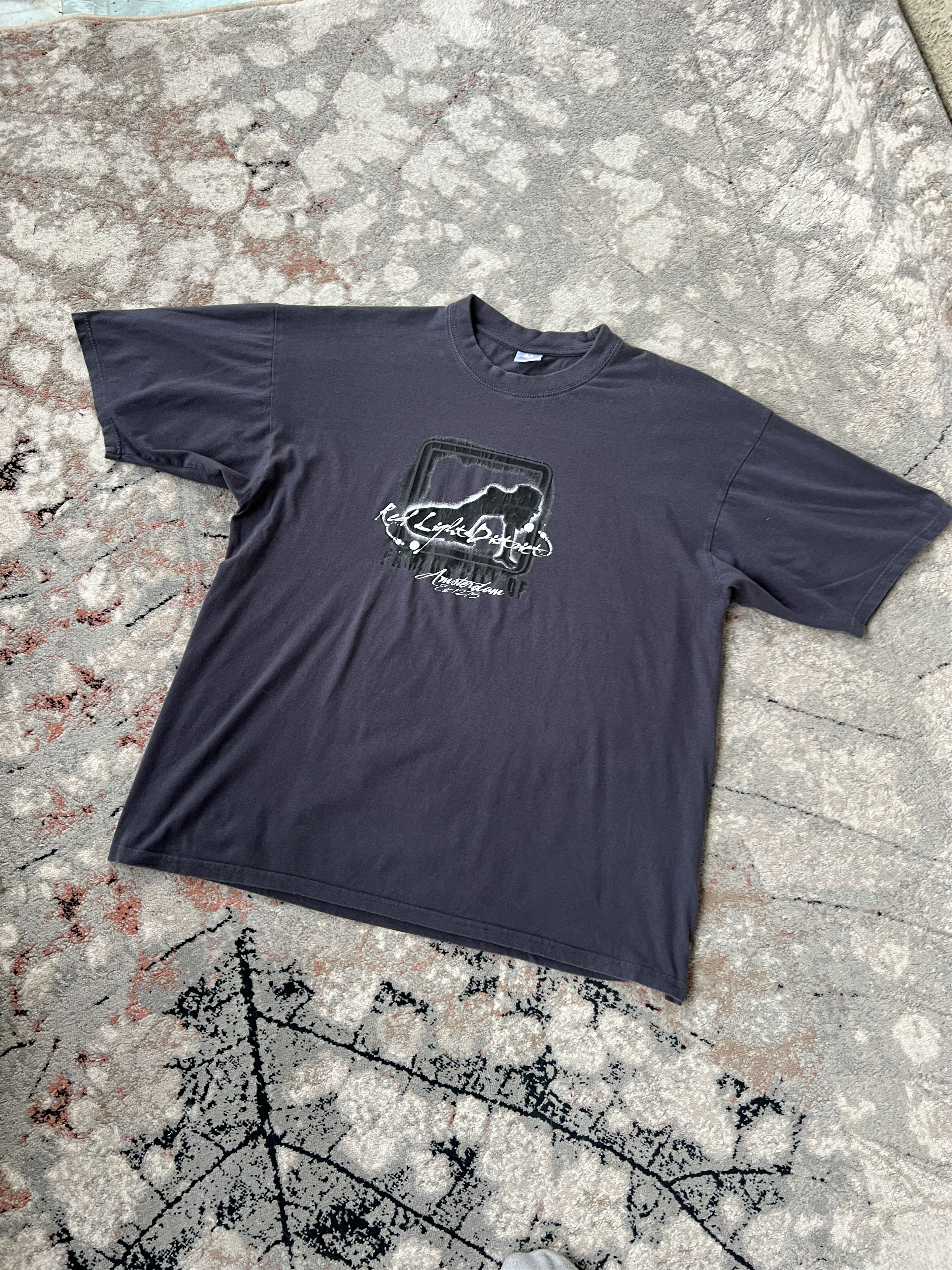 Vintage Red Light Distriet Amsterdam Vintage Tee Size US XXL / EU 58 / 5 - 1 Thumbnail
