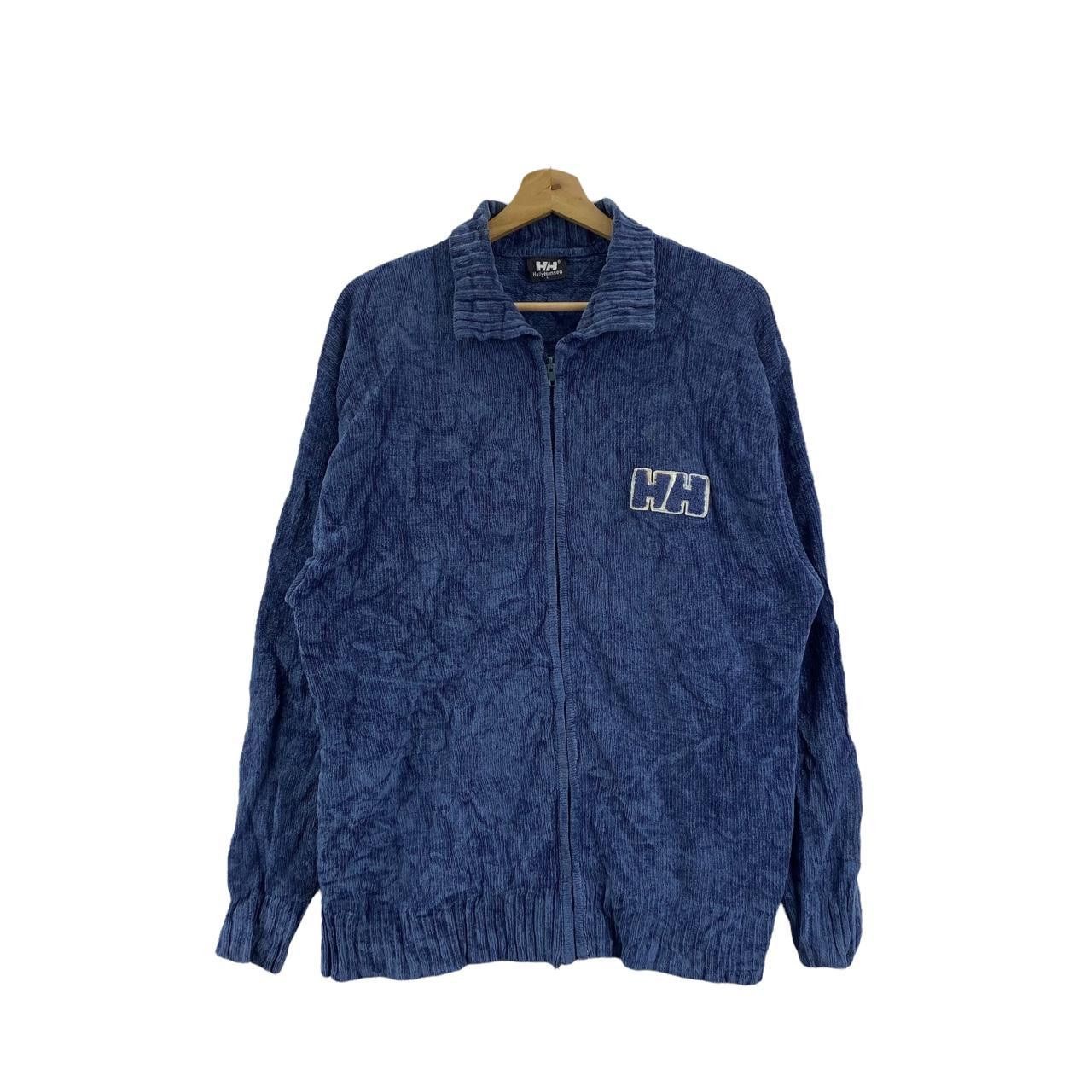 Helly Hansen Vtg 90’ HELLY HANSEN SAILING Knitwear Blue Jacket Sweater Size US L / EU 52-54 / 3 - 1 Thumbnail