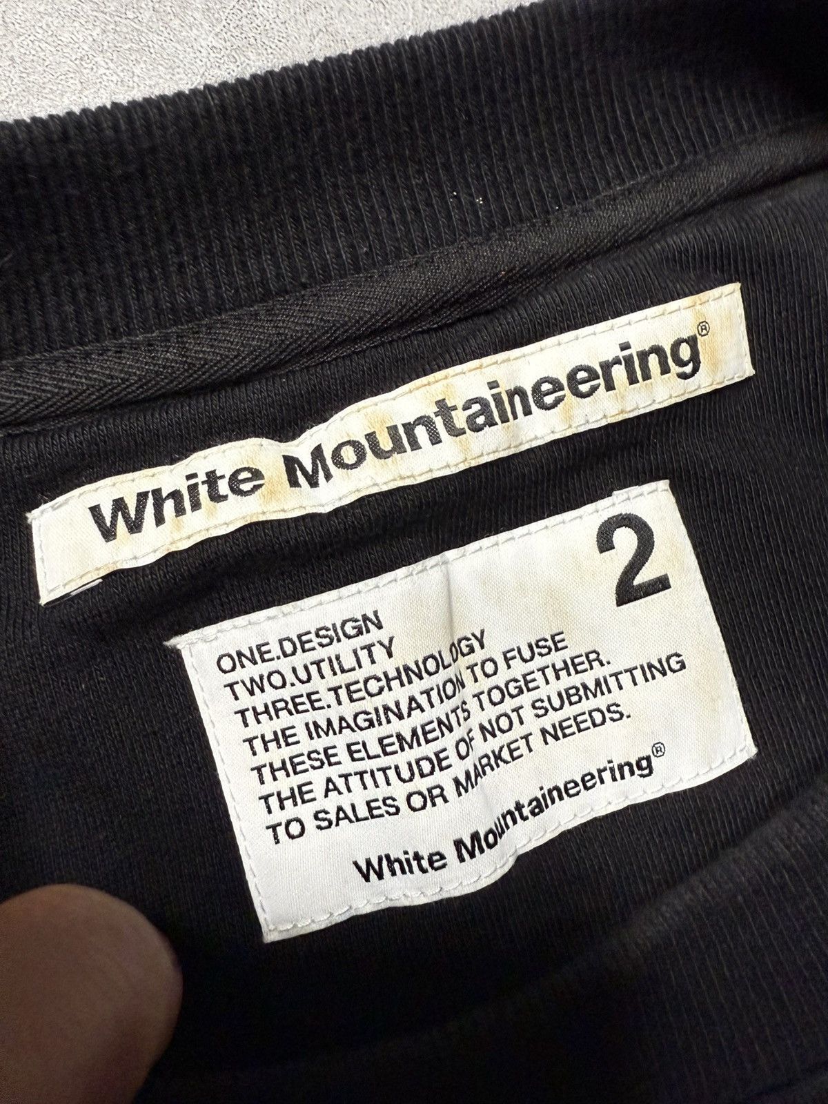 White Mountaineering White Mountaineering A/W 20 Hunting Pocket Taped Sweatshirt Size US M / EU 48-50 / 2 - 5 Thumbnail