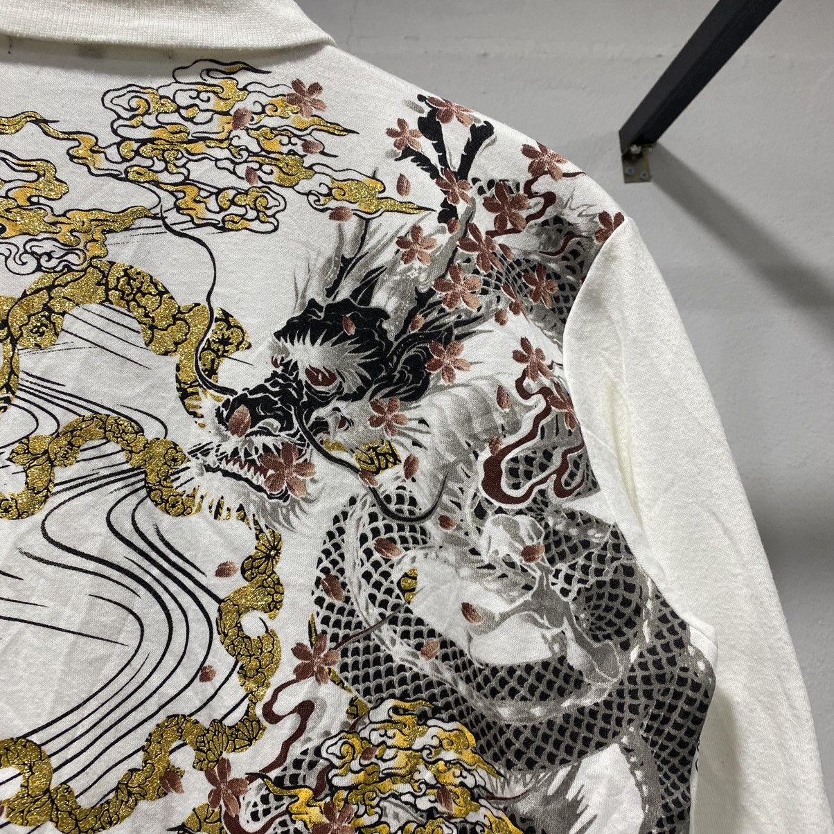 Japanese Brand Dragon🐉 Japan Designer Overprint Zipper Sukajan Motive 90s Size US M / EU 48-50 / 2 - 12 Thumbnail