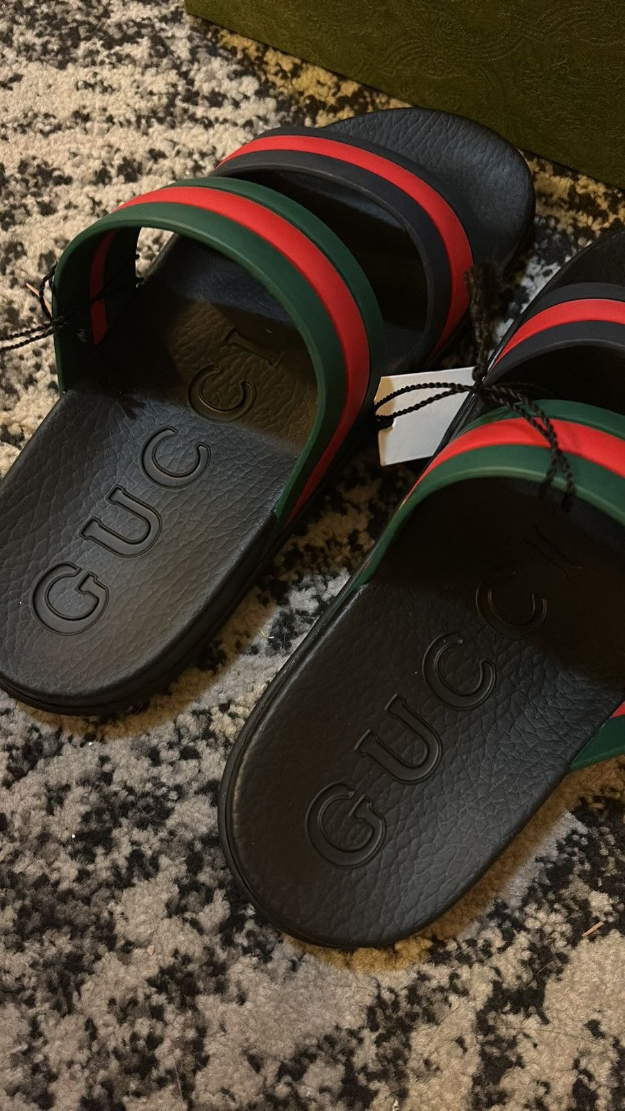 Gucci Gucci Agrado GRG Rubber Slide Sandal size 8 Size US 8 / EU 41 - 5 Thumbnail