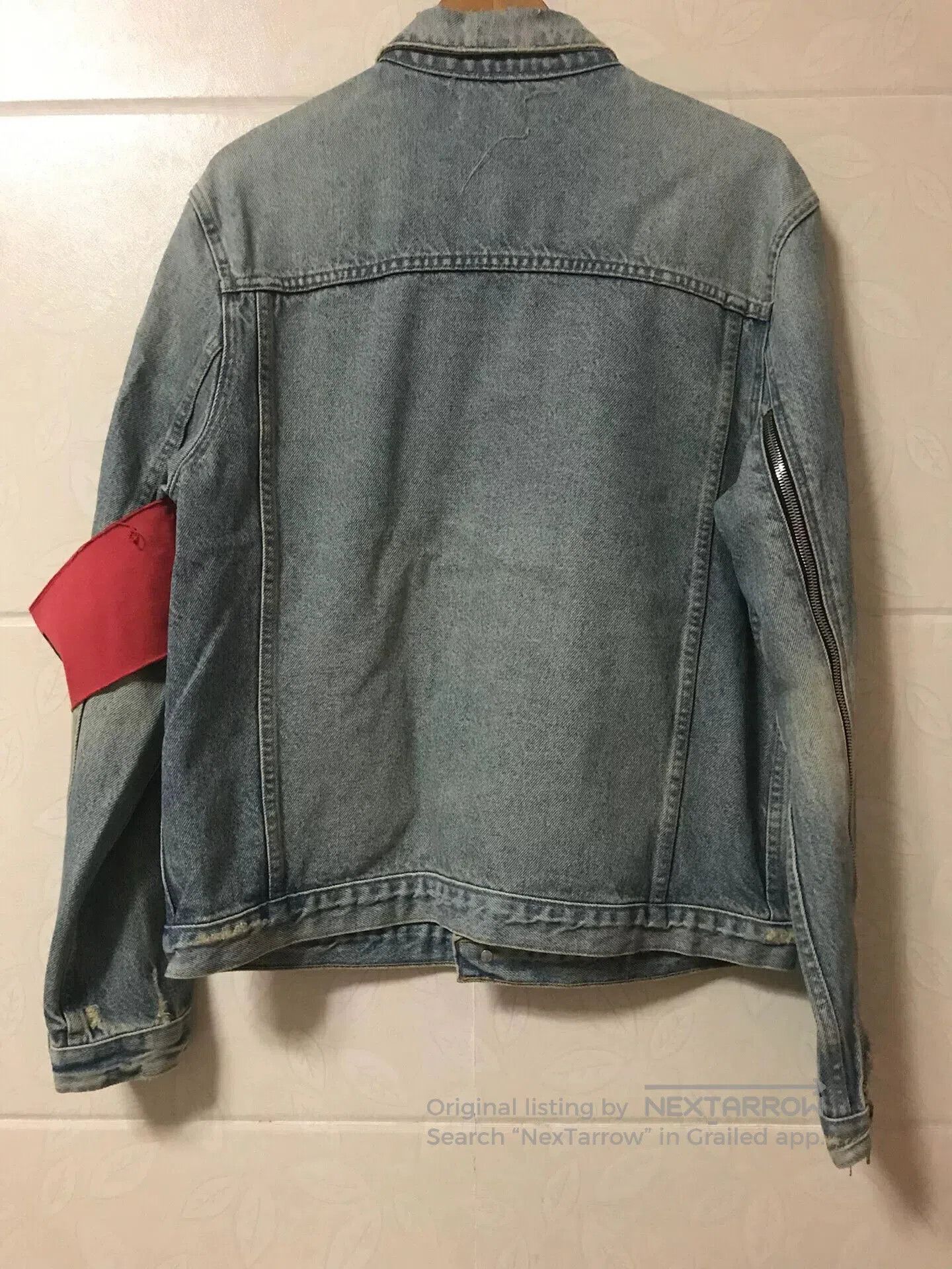424 424 Denim Jacket Limited Red Armband. Size US M / EU 48-50 / 2 - 2 Thumbnail