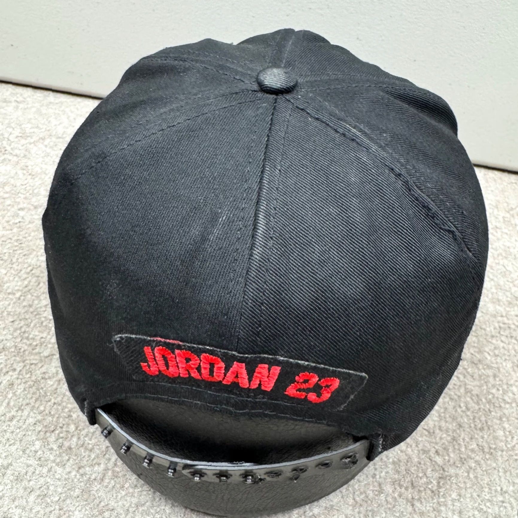 NBA VINTAGE Ajd Mens Chicago Bulls Hat Black One Size Snap Back Jordan 23 Logo NBA Size ONE SIZE - 7 Thumbnail
