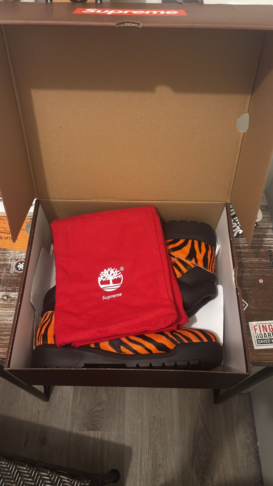 Supreme 2024 Supreme × Timberland Field Boot 'Tiger' Size US 11 / EU 44 - 6 Thumbnail