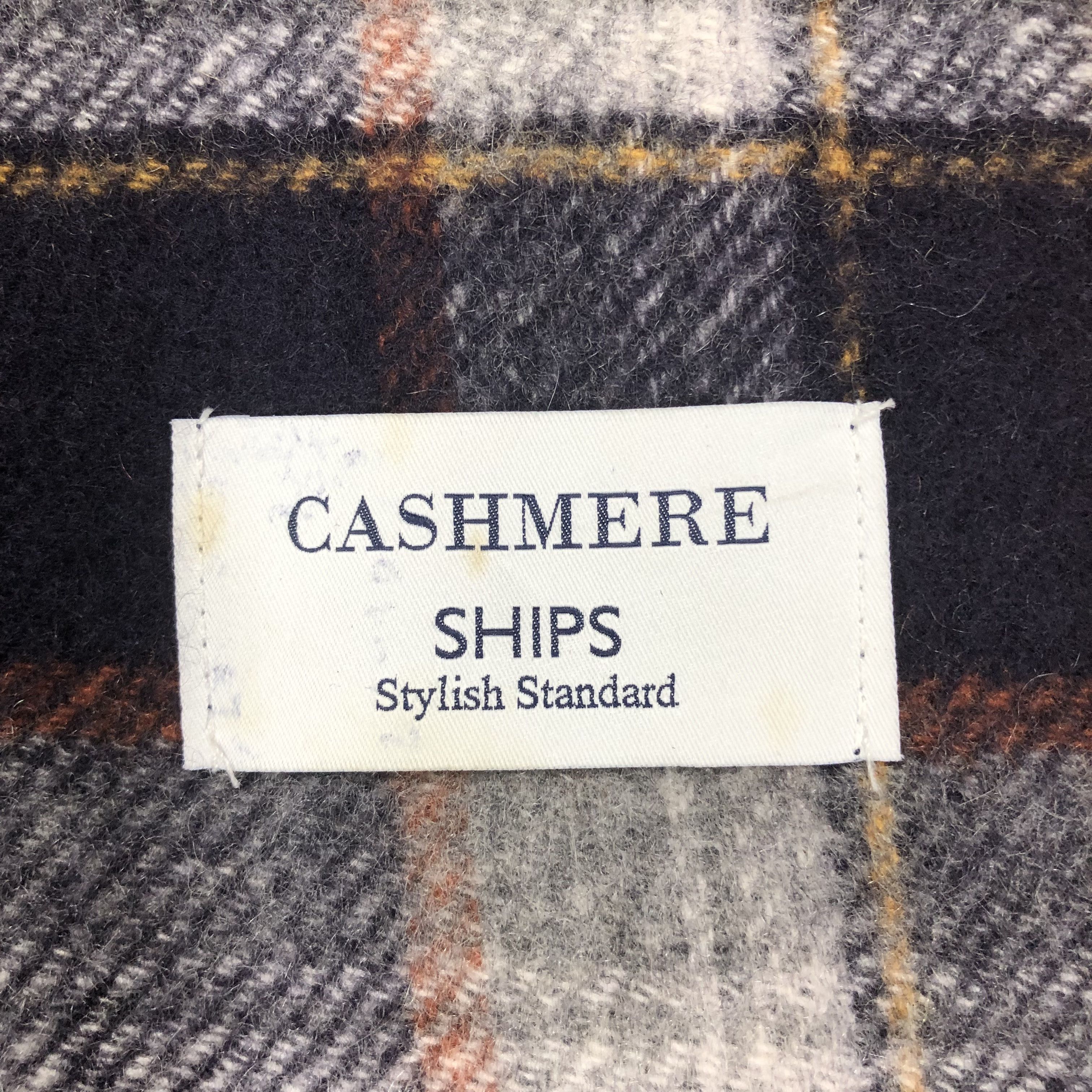 SHIPS × Vintage Vintage Ships Cashmere Scarf Muffler MF412 Size ONE SIZE - 3 Thumbnail