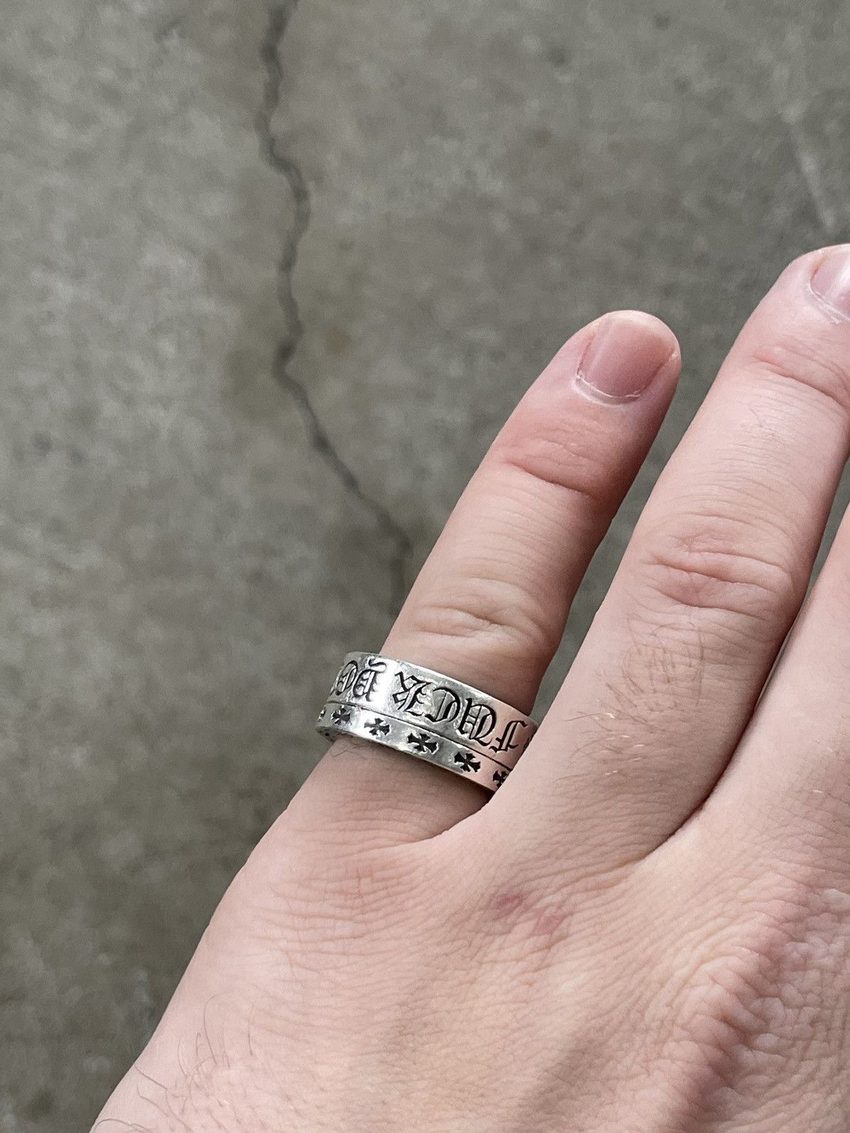 Chrome Hearts F*CK YOU Pinky Ring