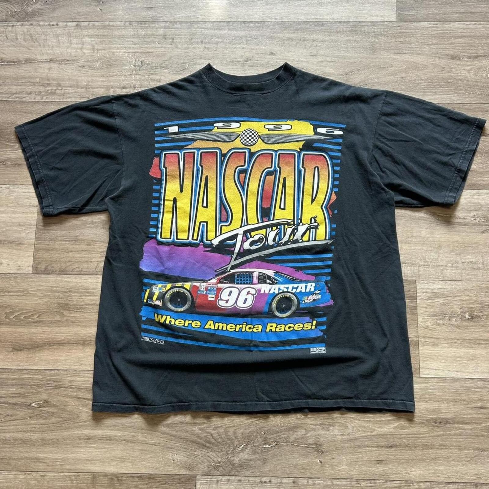 NASCAR Vintage 1996 Nascar Racing t shirt aop style size XL Size US XL / EU 56 / 4 - 1 Thumbnail