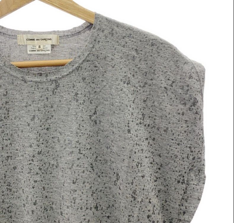 Comme des Garcons Comme Des Garcons Distorted asymmetric printed long T-shir Size S / US 4 / IT 40 - 3 Thumbnail