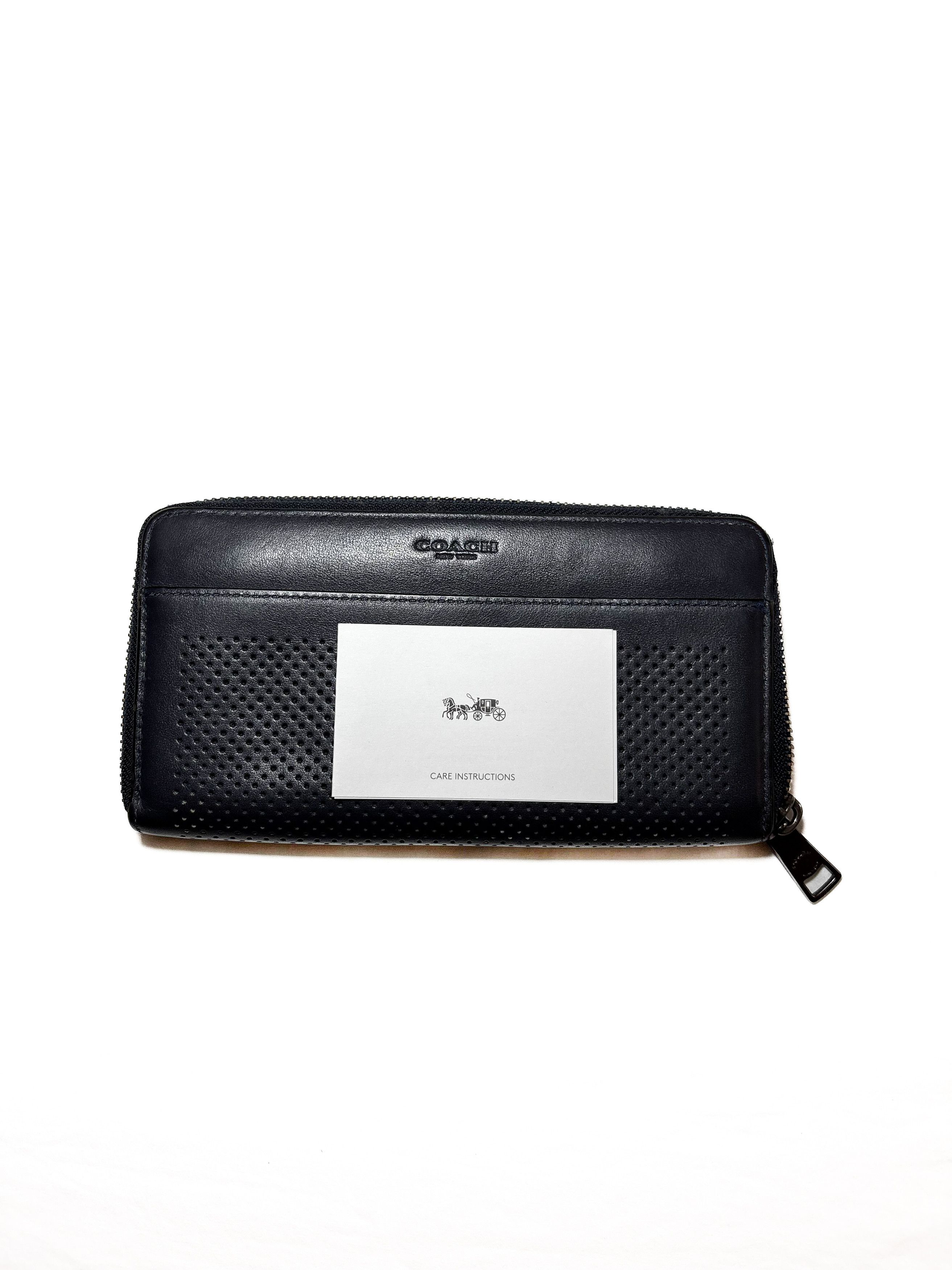 Coach Coach Leather Zip-Around Wallet Size ONE SIZE - 4 Thumbnail