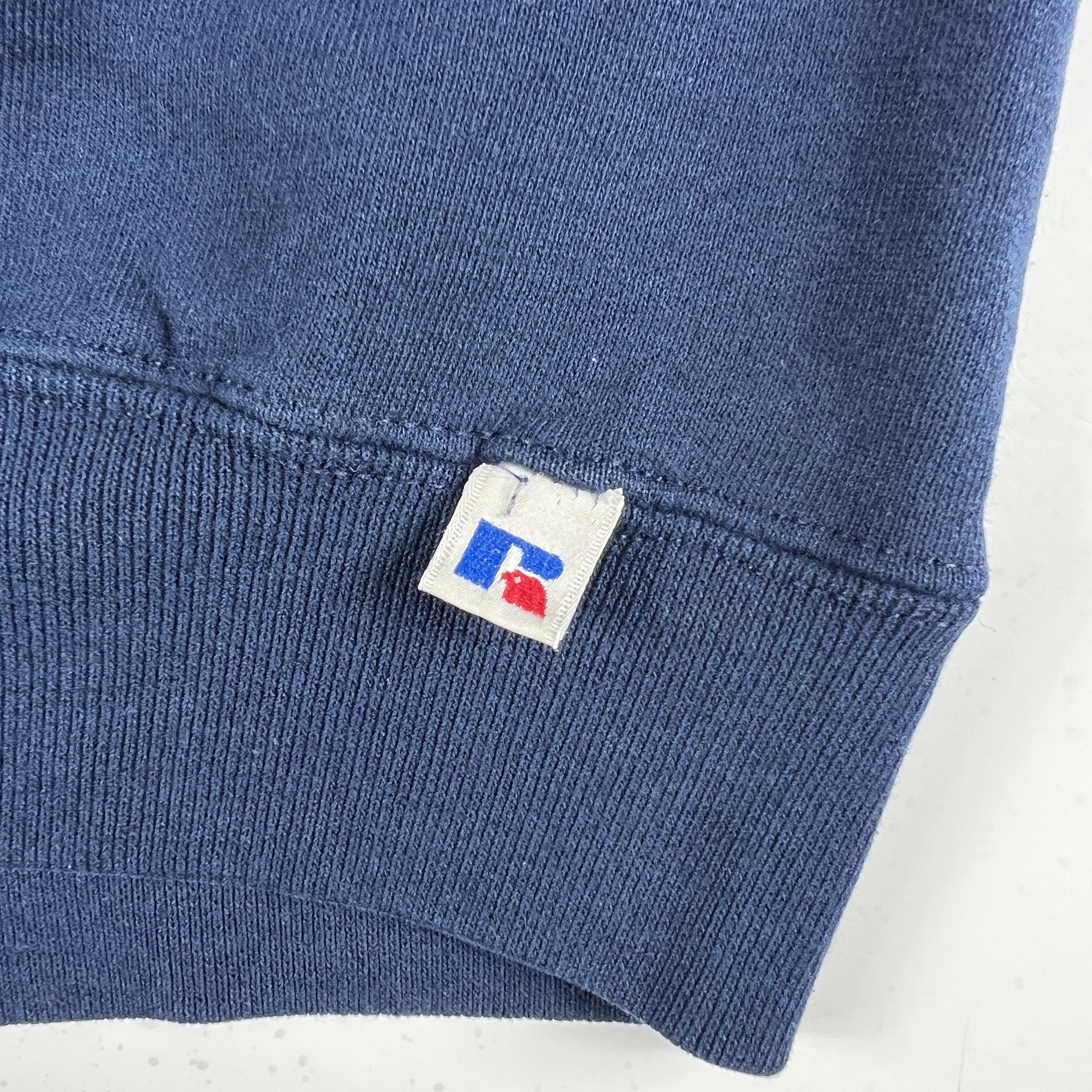 Russell Athletic Y2K Russell Athletic Sweatshirt Faded Embroidered Crewneck Size US XL / EU 56 / 4 - 3 Thumbnail