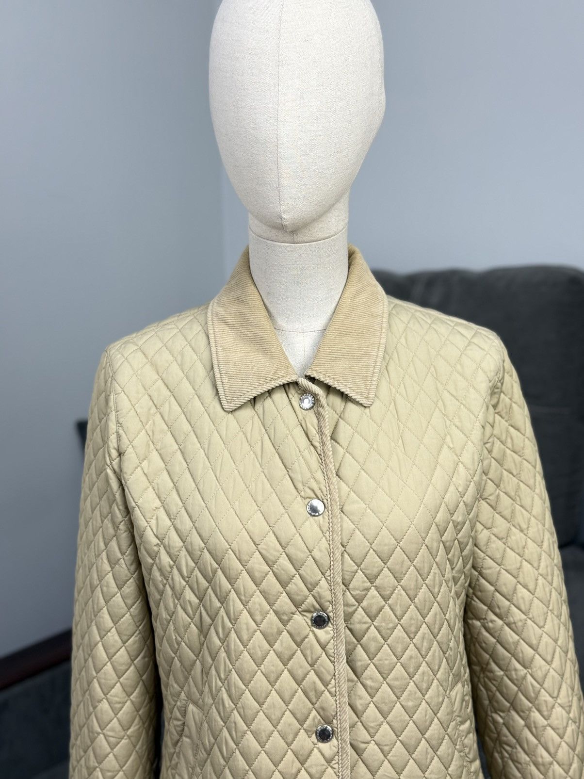 Burberry Burberry London Quilted Jacket Beige Nova Check Lining Size M / US 6-8 / IT 42-44 - 4 Thumbnail
